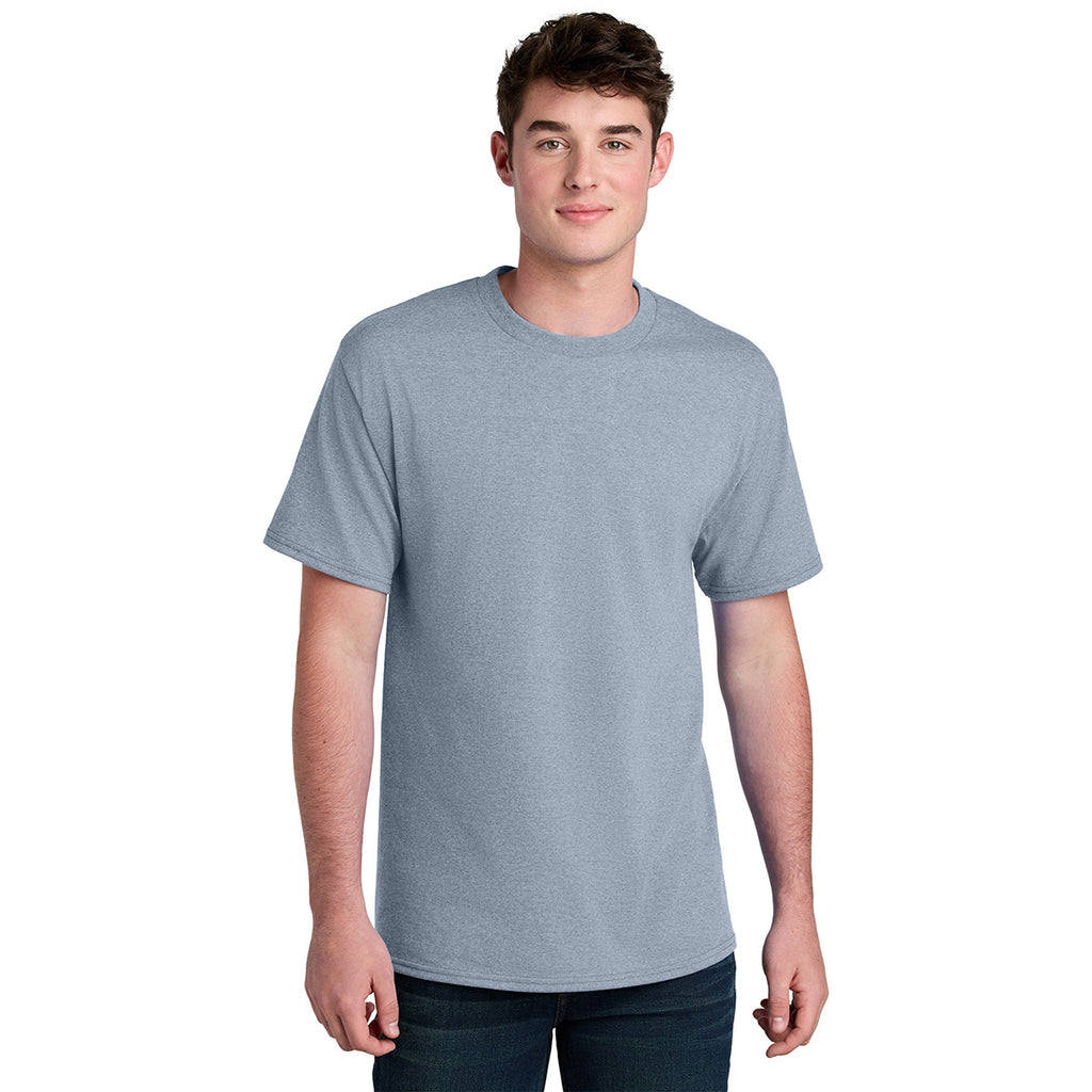 Port & Company Men's Athletic Heather Core Blend Recycled Tee