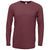 BAW Unisex Antic Maroon Soft-Tek Blend Long Sleeve Shirt