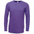 BAW Unisex Antic Purple Soft-Tek Blend Long Sleeve Shirt