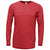 BAW Unisex Antic Red Soft-Tek Blend Long Sleeve Shirt