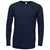 BAW Unisex Navy Soft-Tek Blend Long Sleeve Shirt