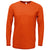 BAW Unisex Orange Soft-Tek Blend Long Sleeve Shirt