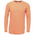 BAW Unisex Orange Sherbet Soft-Tek Blend Long Sleeve Shirt
