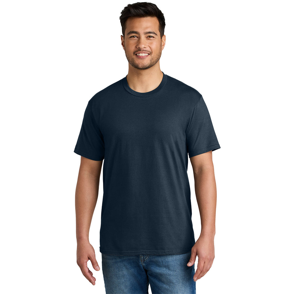 Port & Company Unisex Deep Navy CVC Tee