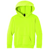 Port & Co. Youth Safety Green Easy Fleece Pullover Hooded Sweatshirt