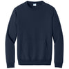 Port & Company Unisex True Navy Core Fleece Crewneck Pocket Sweatshirt