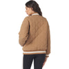 Glyder Women's Almond/Oatmilk Varsity Puffer Jacket