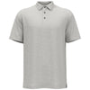 Perry Ellis Men's White Grey Heather Double Knit Polo