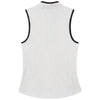 UNRL Women's White-Beige Performa Sleeveless Polo