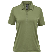 Stormtech Women's Sage Green Settebello Short Sleeve Polo