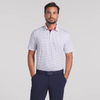 Puma Golf Men's White Glow-Deep Navy MATTR Burgh Polo
