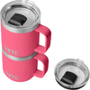 YETI Tropical Pink Rambler 10 oz Stackable Mug with Durasip Ceramic Lining