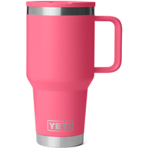 YETI Tropical Pink Rambler 30 oz Travel Straw Mug with Color-Matched Straw Lid