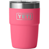 YETI Tropical Pink Rambler 8 oz Stackable Cup with Durasip Ceramic Lining
