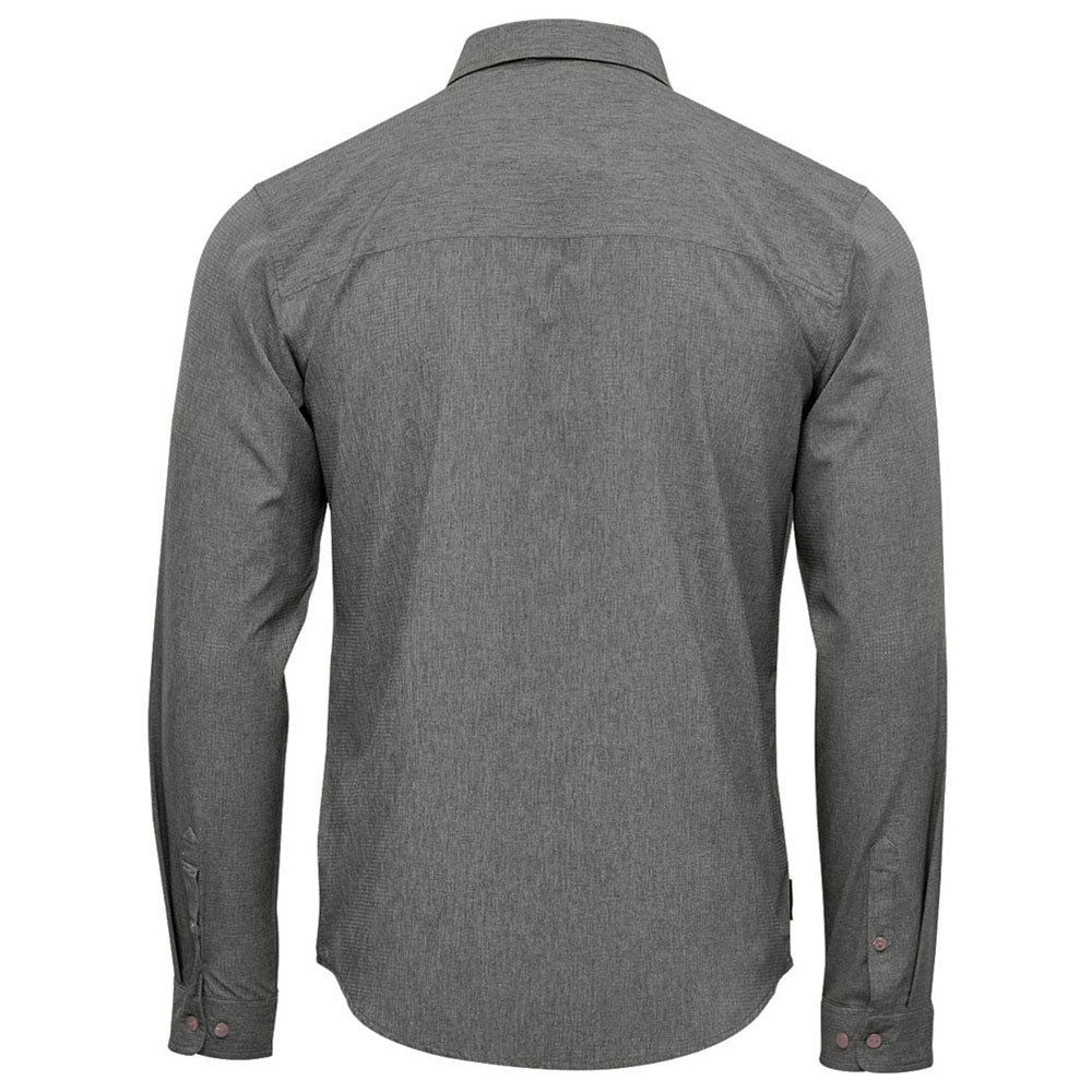 Stormtech Men's Heather Grey Azores Quick Dry Long Sleeve Shirt