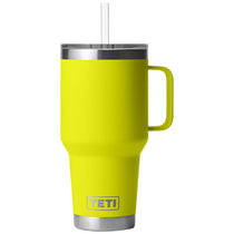 YETI Firefly Yellow Rambler 35 oz Mug with Straw Lid