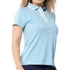 Levelwear Women's Mute Blue Ainsley Polo