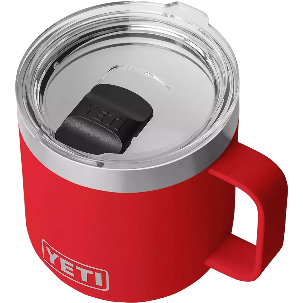 YETI Rescue Red Rambler 14 oz Stackable Mug with Durasip Ceramic Lining