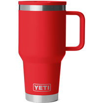 YETI Rescue Red Rambler 30 oz Travel Straw Mug with Color-Matched Straw Lid