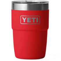 YETI Rescue Red Rambler 8 oz Stackable Cup with Durasip Ceramic Lining