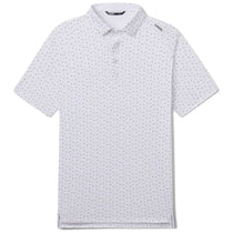 UNRL Men's White-Black Scramble Polo