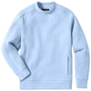 UNRL Men's Sky Blue Sueded Crewneck
