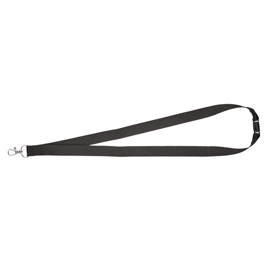 Bullet Black Breakaway Swivel Lobster Clasp Lanyard