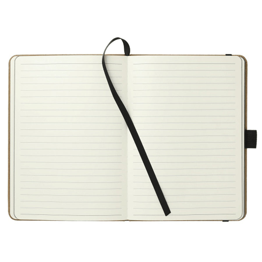 Bullet Black 5'' x 7'' FSC Mix Bound Notebook