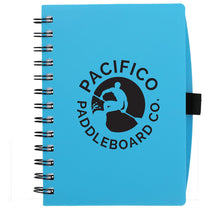 Bullet Translucent Blue FSC Recycled Coordinator Spiral Notebook