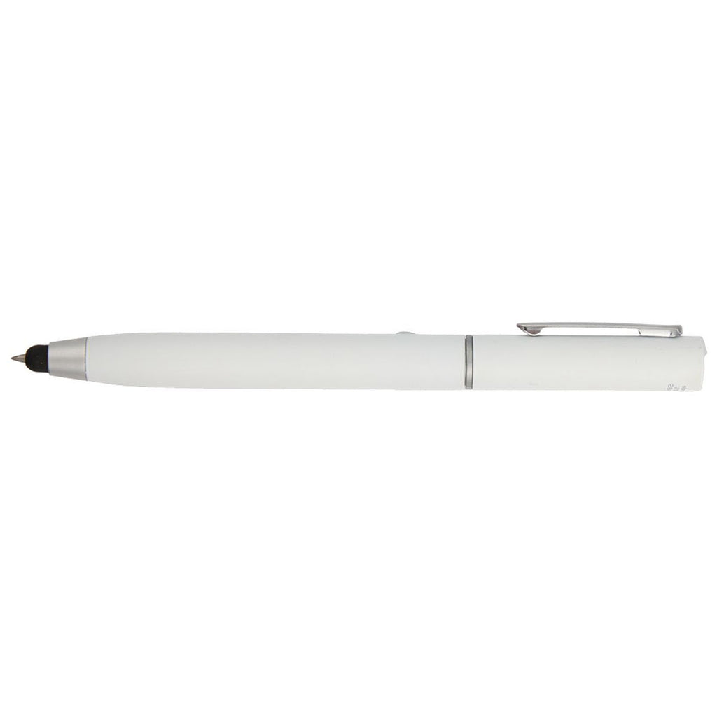 Bullet White 3-in-1 Tech Cleaning Stylus Gel Pen