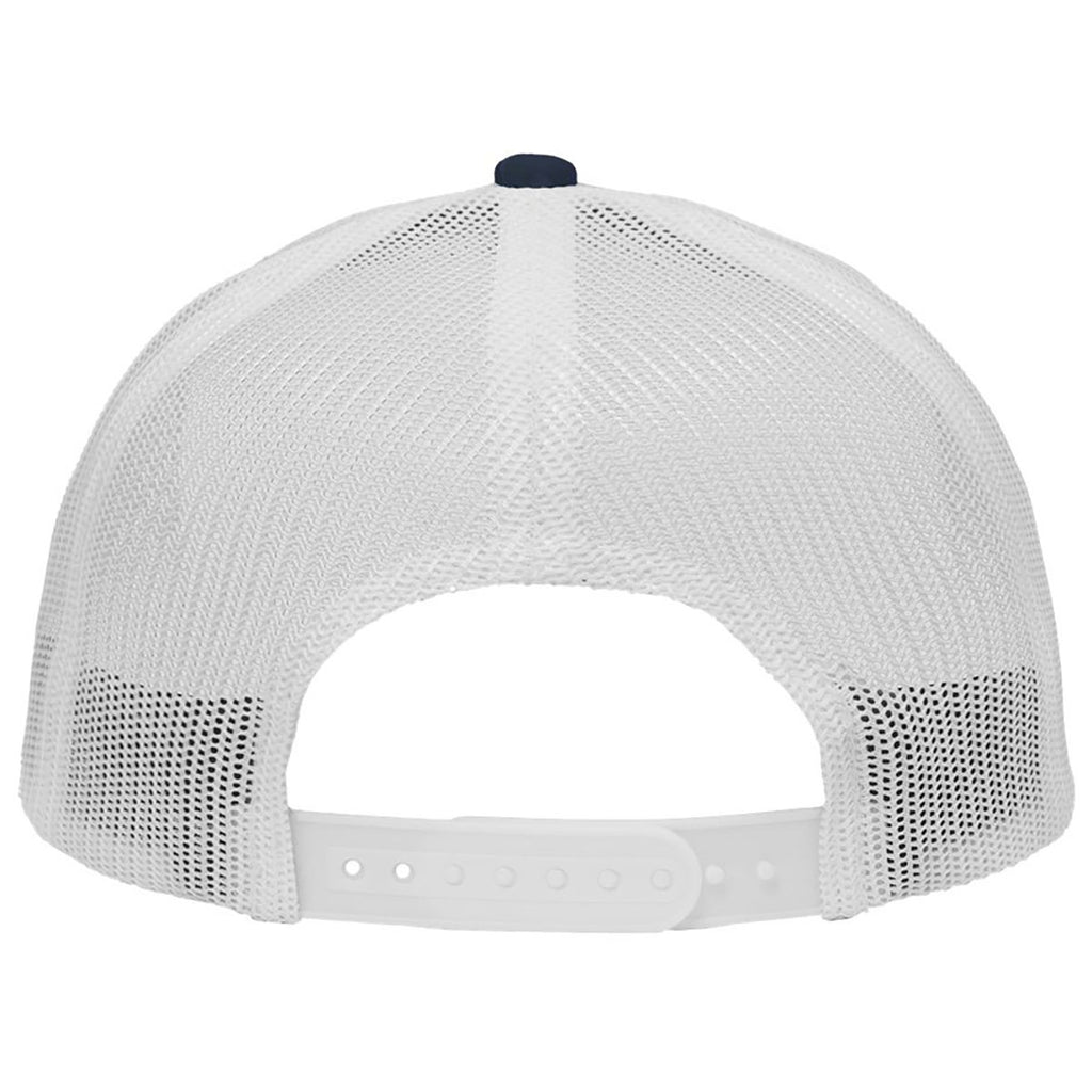 Sportsman Navy Camo/White Lo-Pro Mesh Back Trucker Fit Cap