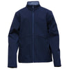 BAW Youth Navy Softshell Jacket