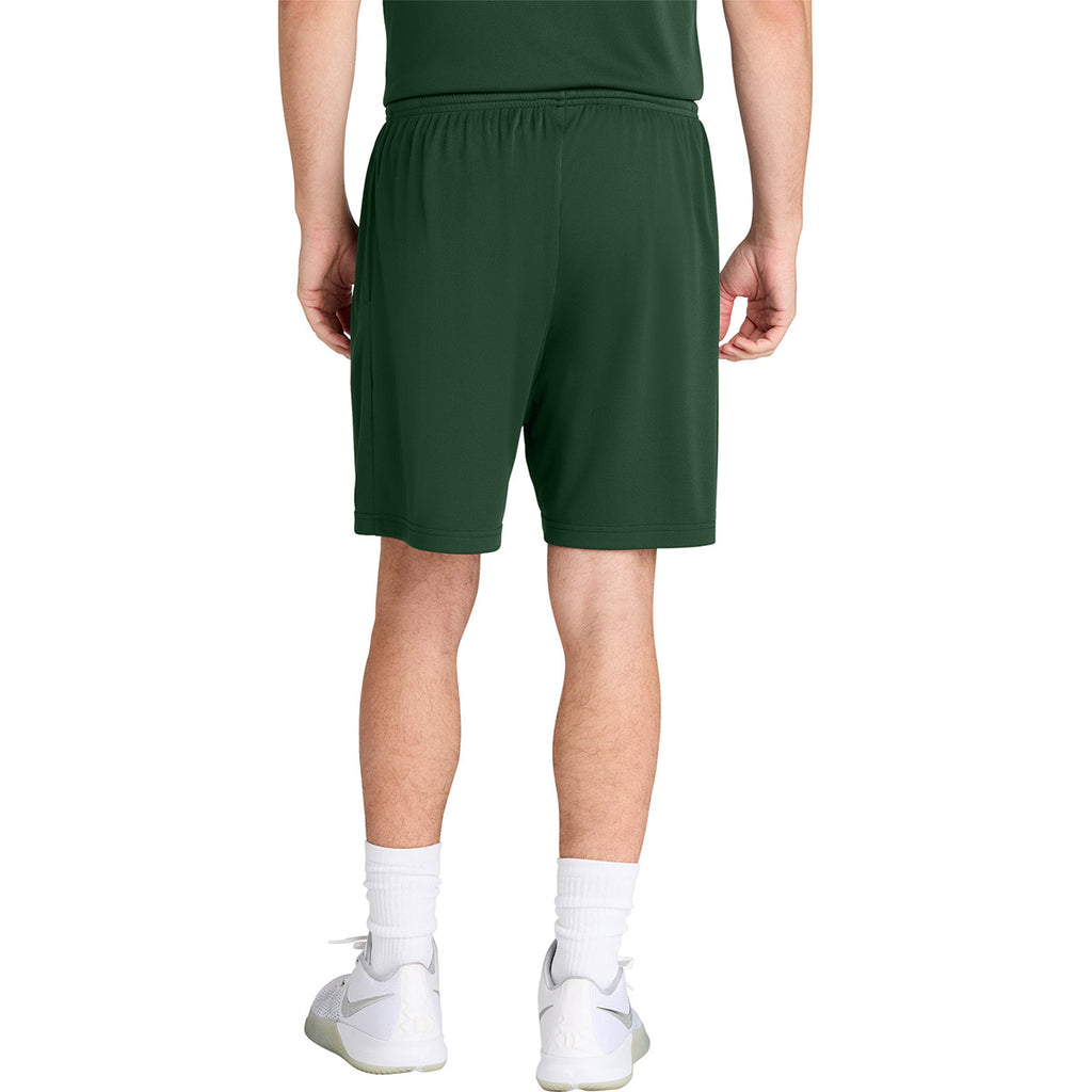 Sport-Tek Men's Forest Green PosiCharge Competitor 7" Pocketed Short