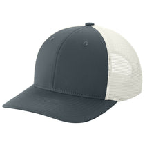 Sport-Tek Iron Grey/ White Club Trucker Cap