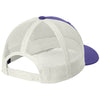 Sport-Tek Purple/ White Club Trucker Cap