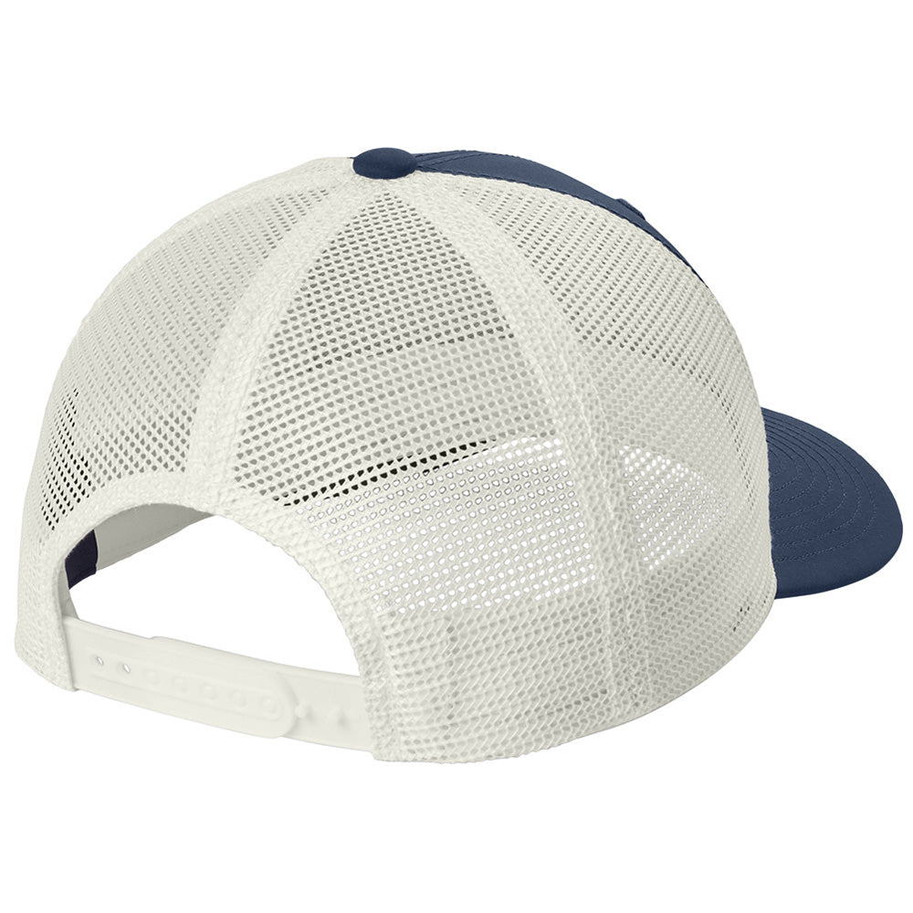 Sport-Tek True Navy/ White Club Trucker Cap