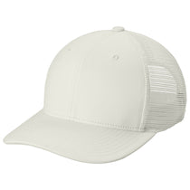 Sport-Tek White/ White Club Trucker Cap