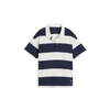 Puma Women's Warm White-Deep Navy Cloudspun Rugby Polo