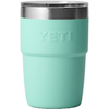 YETI Seafoam Rambler 8 oz Stackable Cup with Durasip Ceramic Lining
