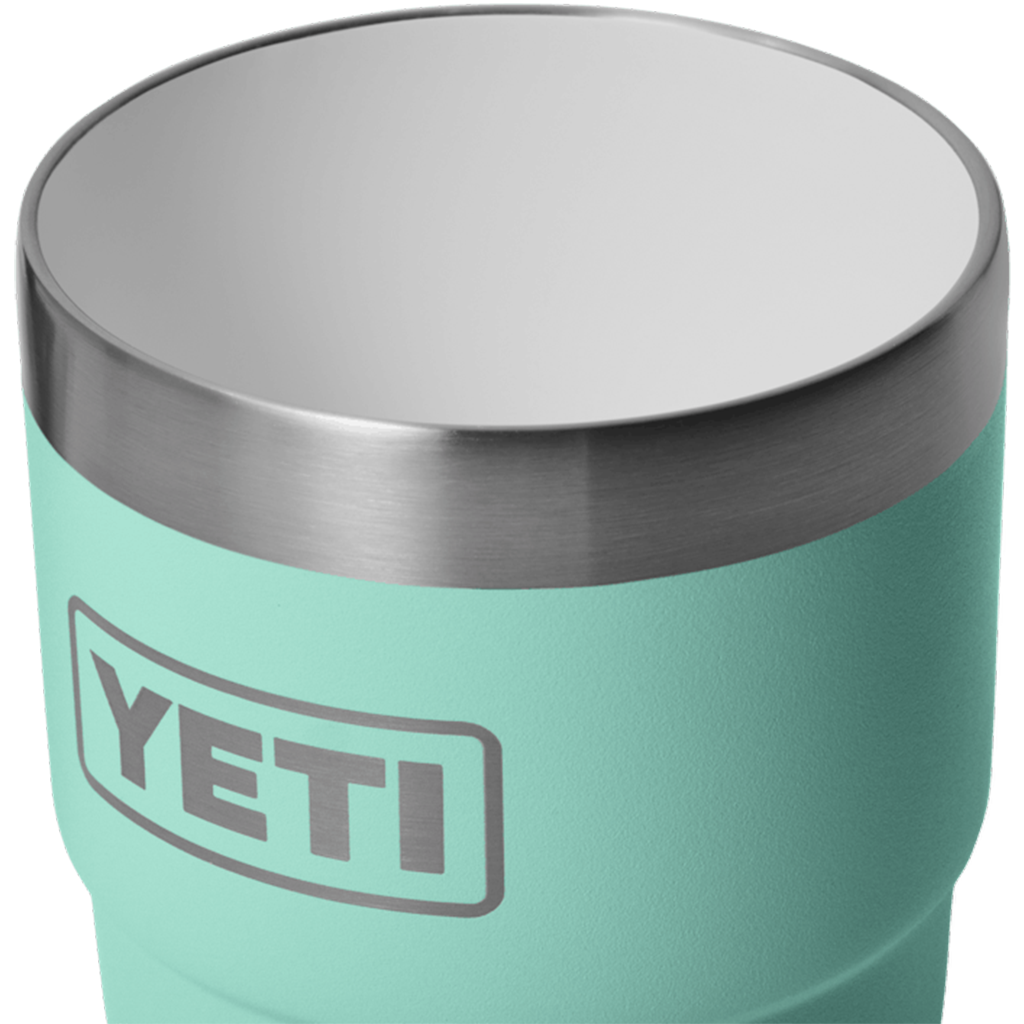 YETI Seafoam Rambler 8 oz Stackable Cup with Durasip Ceramic Lining