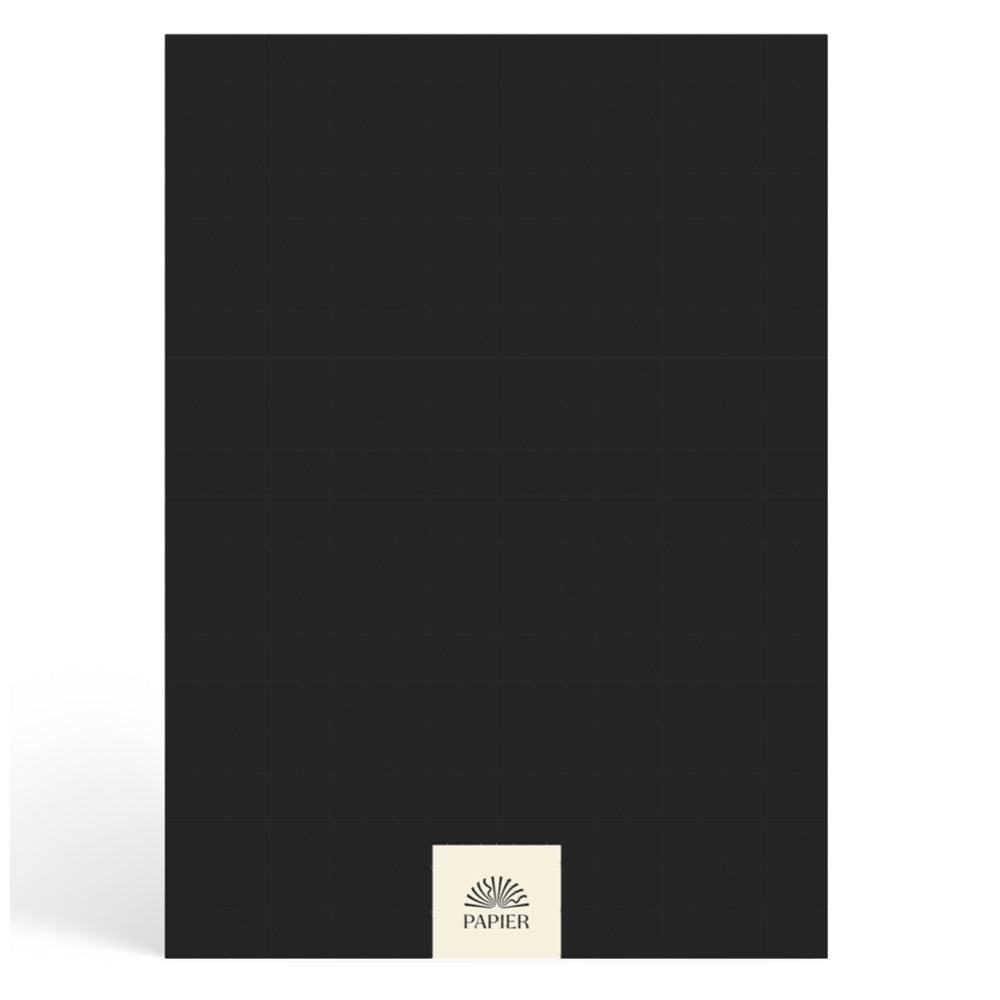 Papier Ink Black Shine Dotted Notebook