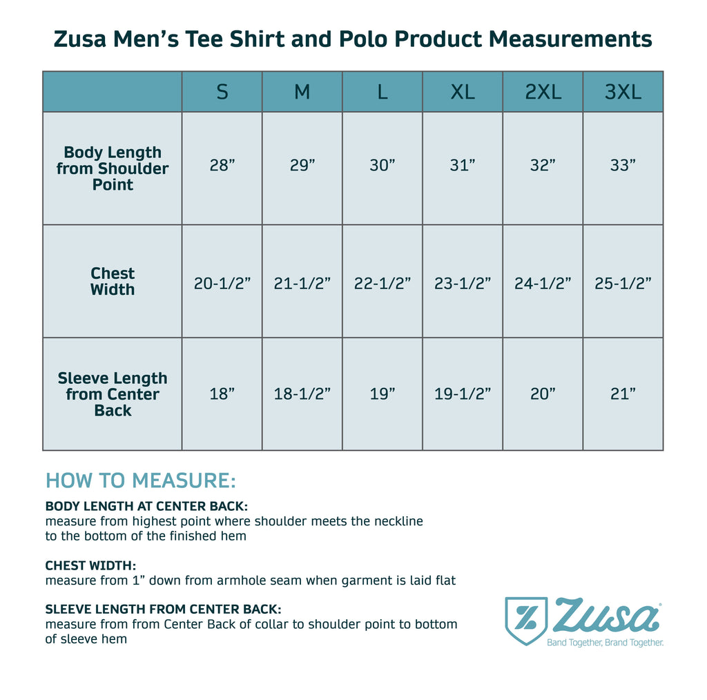Zusa 3 Day Men's Charcoal Friday Polo