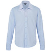 Elevate Men's Frost Blue TATRA Eco Knit Long Sleeve Button Up Shirt