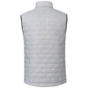 Elevate Men's Silver Telluride Lightweight Packable Insulated Puffer Vest