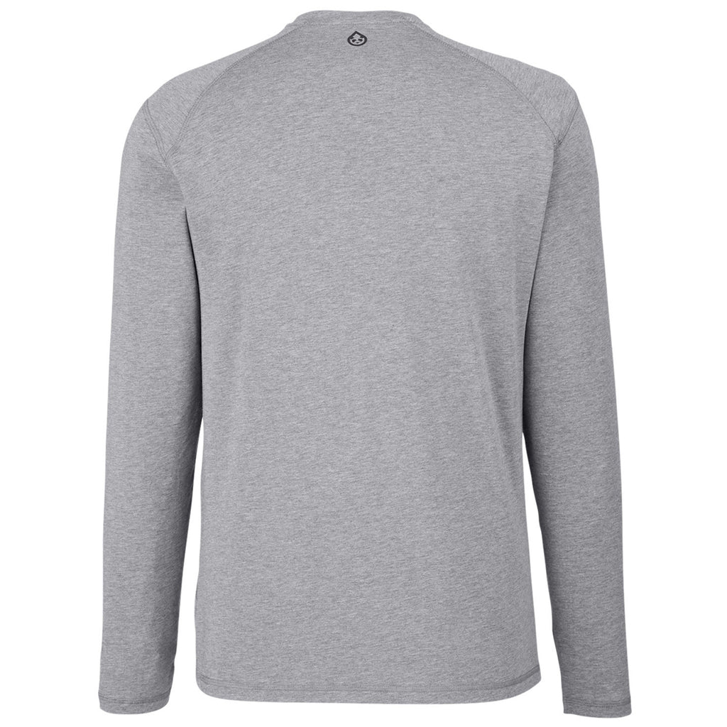 tasc Men's Heather Grey Carrollton Fitness Long-Sleeve T-Shirt