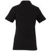 Elevate Women's Black Palo Short Sleeve 100% Cotton Pique Polo