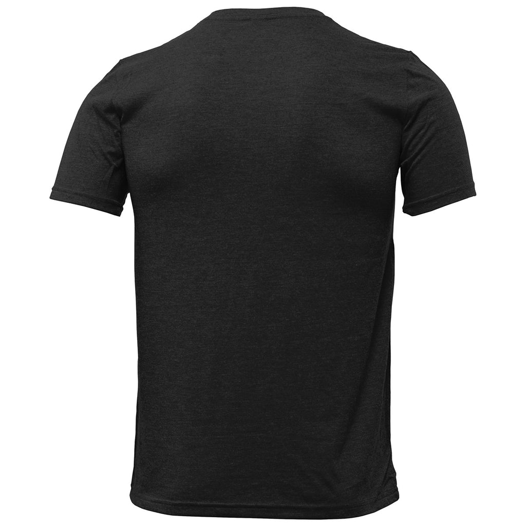 BAW Men's Black Tri-Blend T-Shirt Short Sleeve