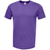 BAW Men's Purple Tri-Blend T-Shirt Short Sleeve