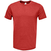 BAW Men's Red Tri-Blend T-Shirt Short Sleeve