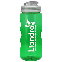 Garyline Transparent Green Mini Mountain Tritan Sports Bottle with Flip Lid - 22 oz.